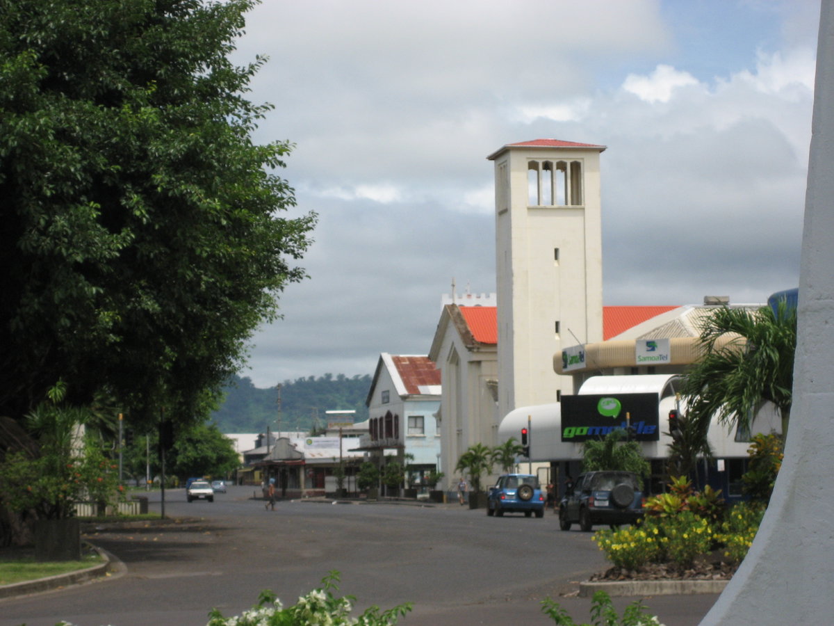 Main drag, Apia, Apia, Samoa, 2007