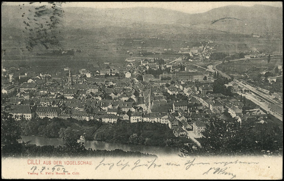 Postcard of Celje, Celje, Slovenia, 1902