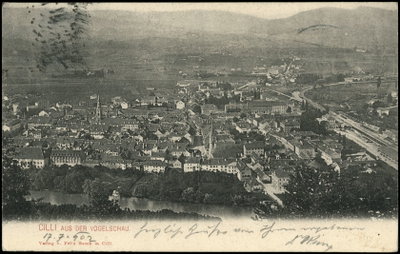 Postcard of Celje, Celje, 1902