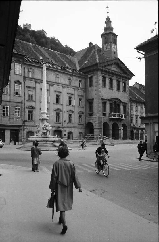 EU: Laibach, Ljubljana: Rathaus (1961), Ljubljana, Slovenia, 1961