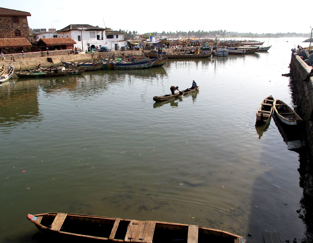 Benya River Canoe, Elmina, Ghana, 2009