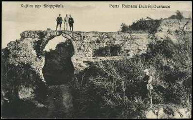 Porto Romano, Durrës in postcard (AK122 510), Durrës, 1920