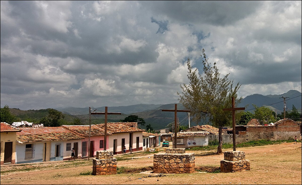 Plaza de Las Tres Cruces, Trinidad, Cuba, 2008