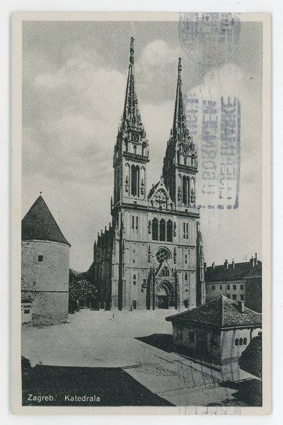 EU: Zagreb - Cathedral (1931), Zagreb, 1931