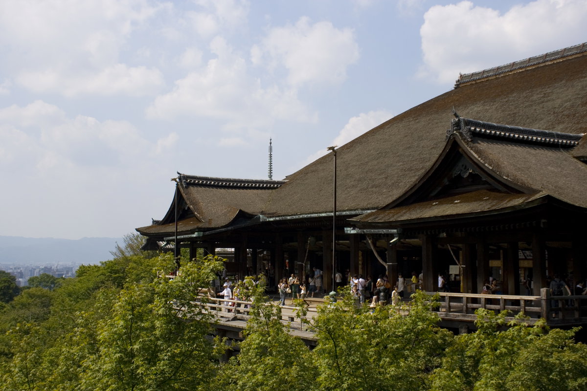 Kiyomizu-dera, a Buddhist temple in eastern Kyoto, Kyoto Prefecture; September, Kyoto, Japan, 2008