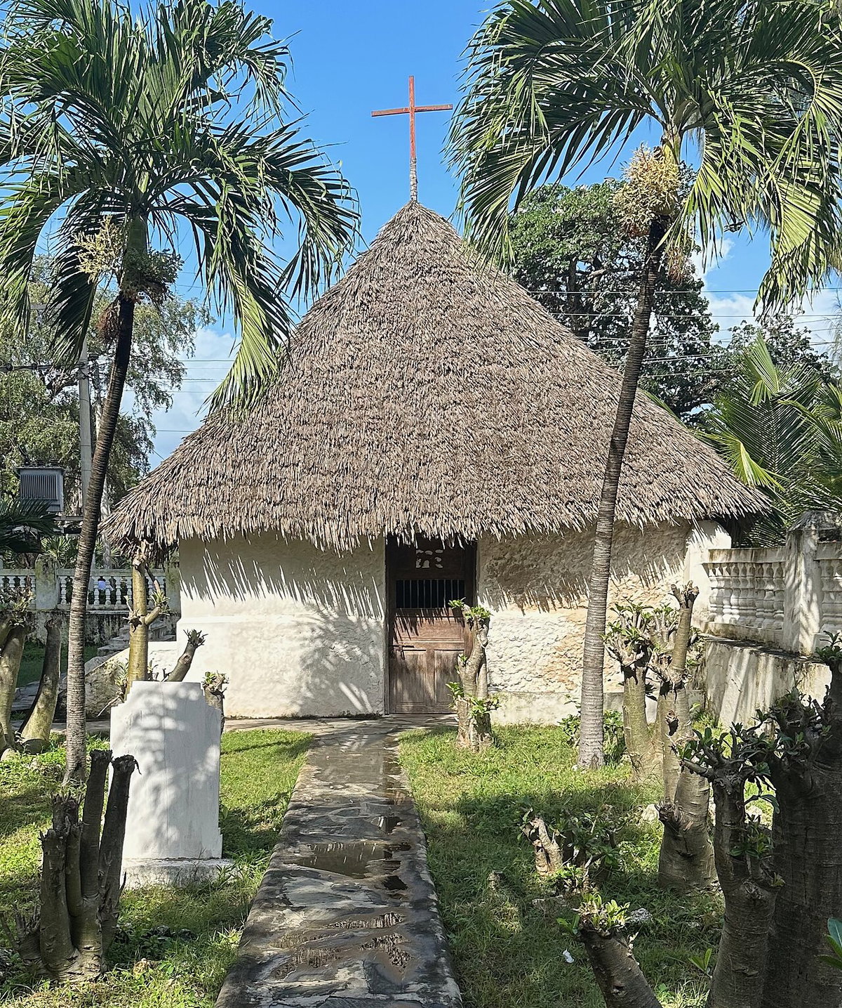 Portuguese Chapel Malindi entrance, Malindi, Kenya, 2023