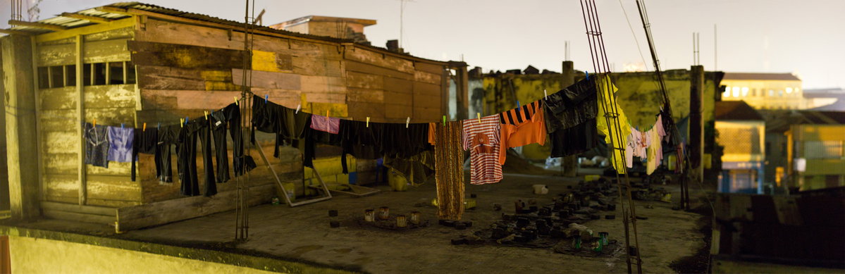 Laundry in Kumasi, Night, Kumasi, Ghana, 2011