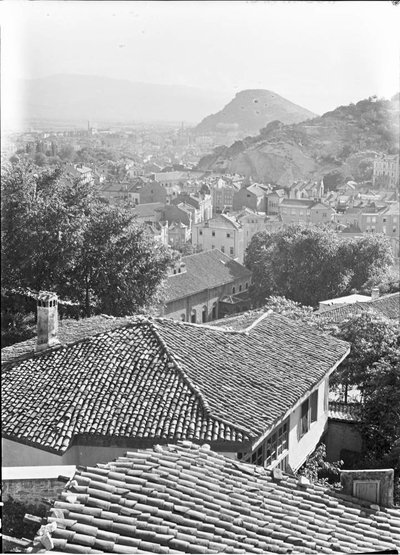 EU: Plovdiv: Aussicht von anderem Hügel (1937), Plovdiv, 1937