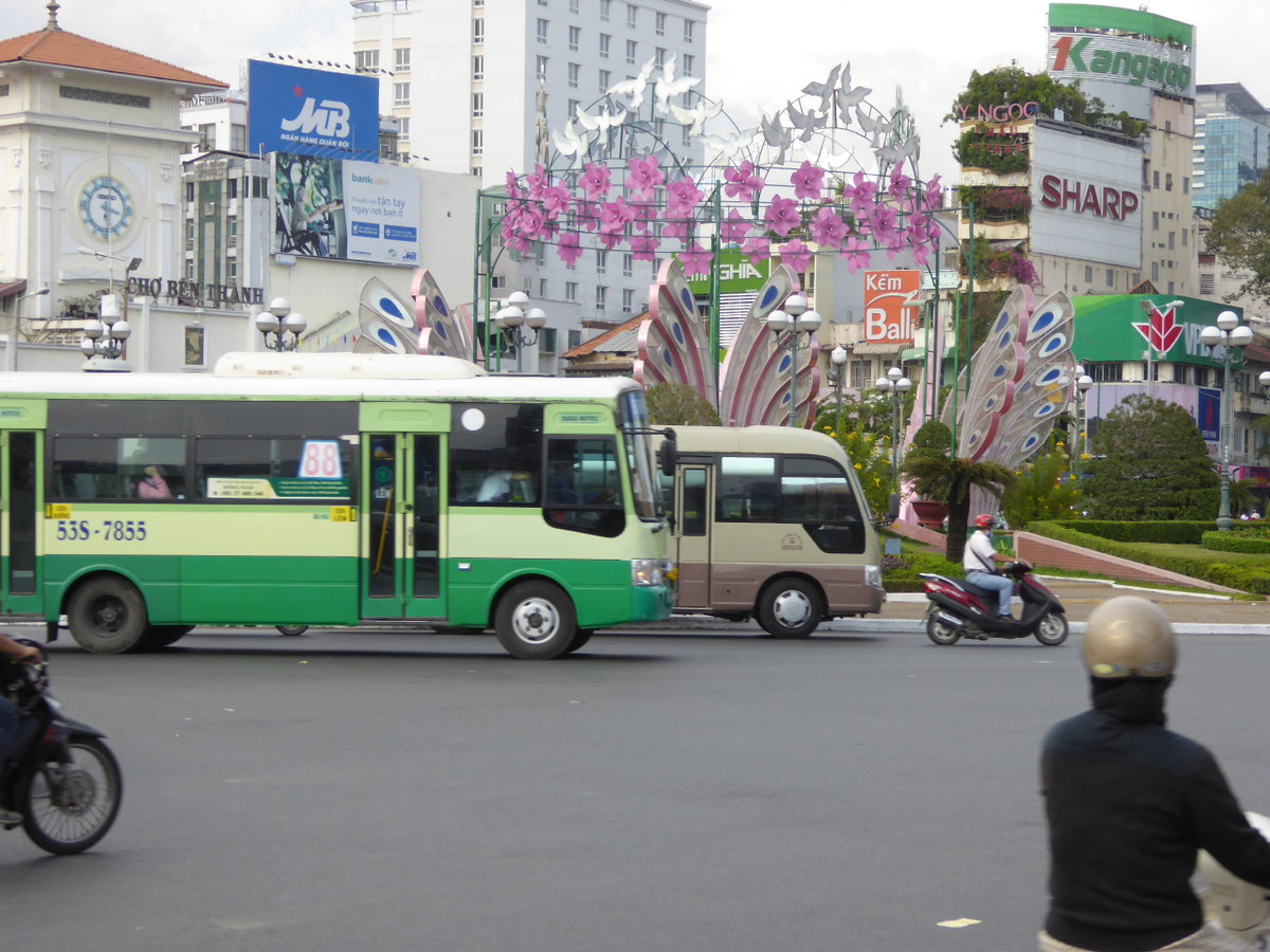 Quach Thi Trang square, Ho Chi Minh City, Vietnam, 2016