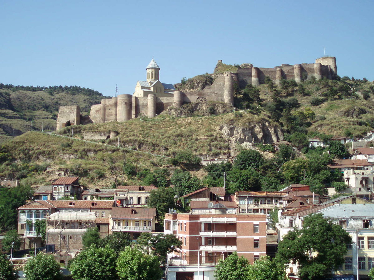 Narikala fortress Tbilisi June, Tbilisi, Georgia, 2007