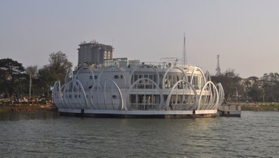 Lotus flower building, Perfume River, Hue, Hue, 2012