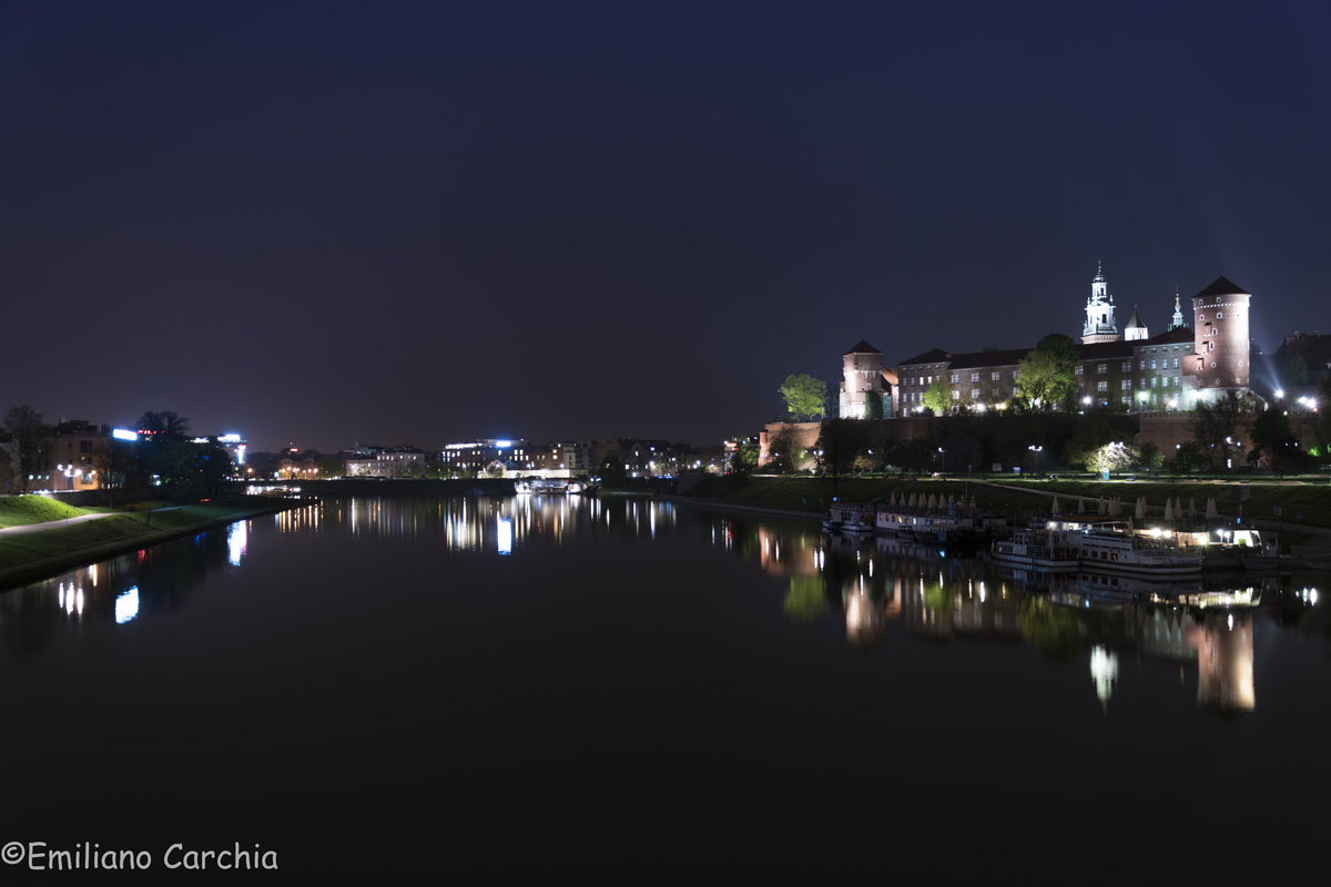 Wawel Castle At Night, Kraków, Poland, 2016
