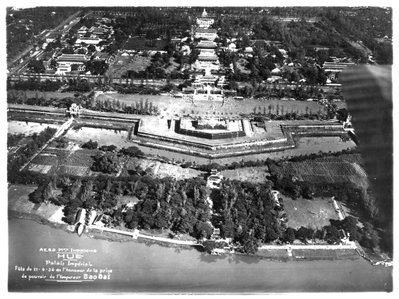 Aerial view hoang thanh hue, Hue — photos through time