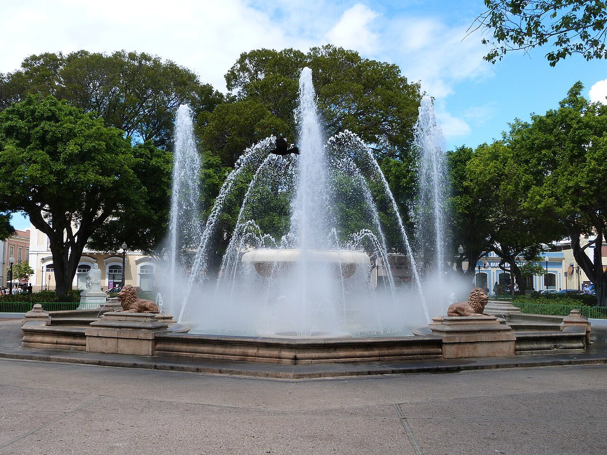 Fuente de los Leones - Ponce Puerto Rico, Ponce, Puerto Rico, 2017
