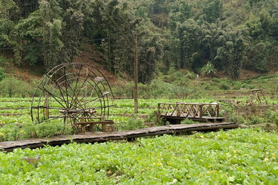 Water wheel in Cat Cat village, Sa Pa, Vietnam, 1145, Sa Pa, 2024