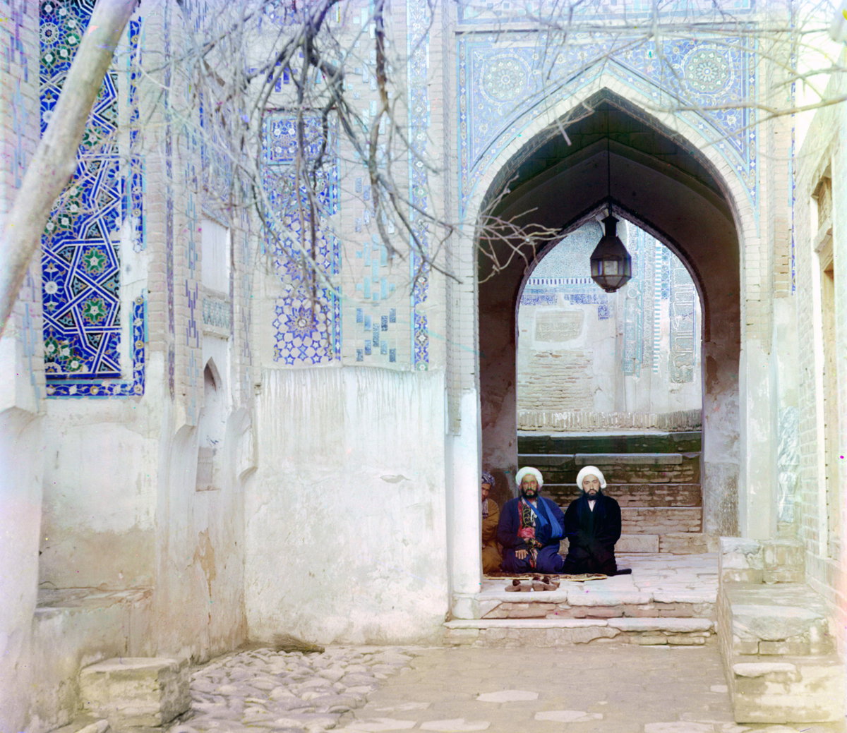 У входа в проход мертвых. Самарканд, Samarkand, Uzbekistan, 1905