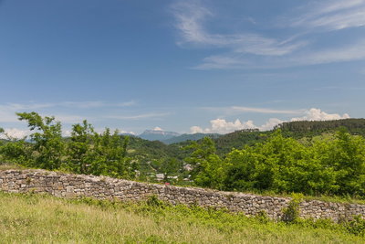 Kutaisi, Widoki z twierdzy Ukimerioni, Kutaisi, 2014