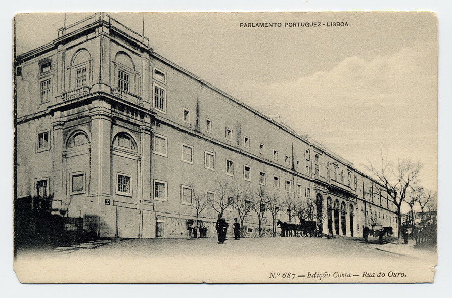 EU: Parlamento portuguez - Lisboa (1904), Lisbon, Portugal, 1904