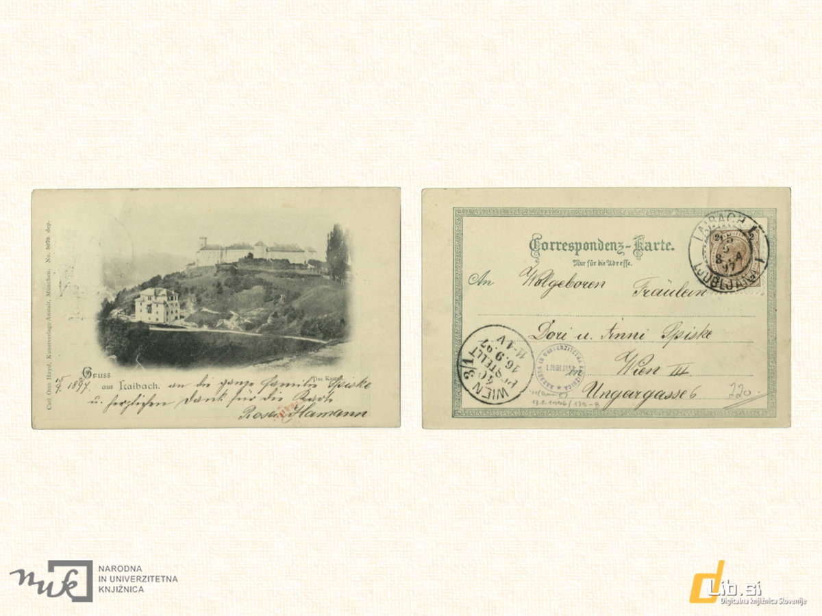 EU: Ljubljanski grad; Ljubljana (1897), Ljubljana, Slovenia, 1897