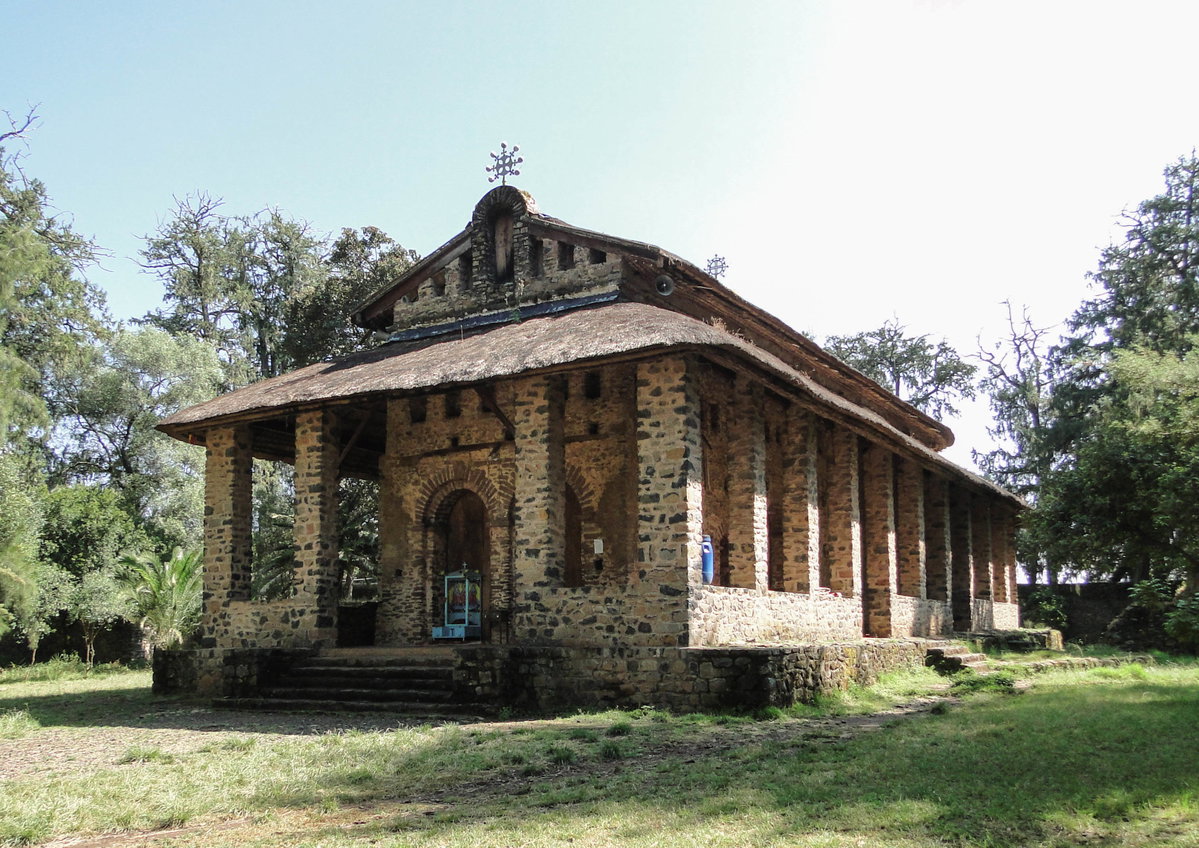 Church of Debra Berhan Selassie 01, Gondar, Ethiopia, 2012