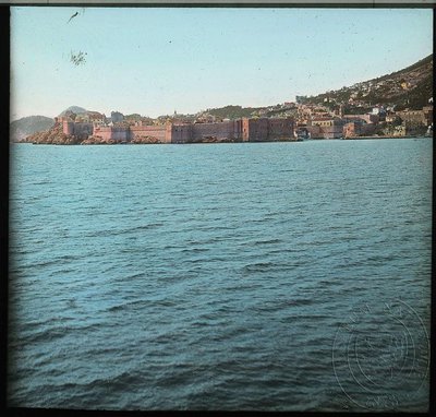 EU: Dubrovnik - A view of the city, (1900), Dubrovnik, 1900