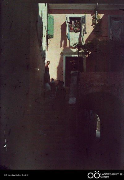 EU: Straßenszene in Piran (1913), Piran, 1913