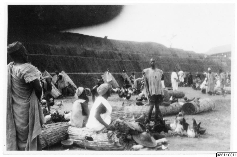 EU: Ashanti market, Kumasi (torgliv) (1930), Kumasi, Ghana, 1930