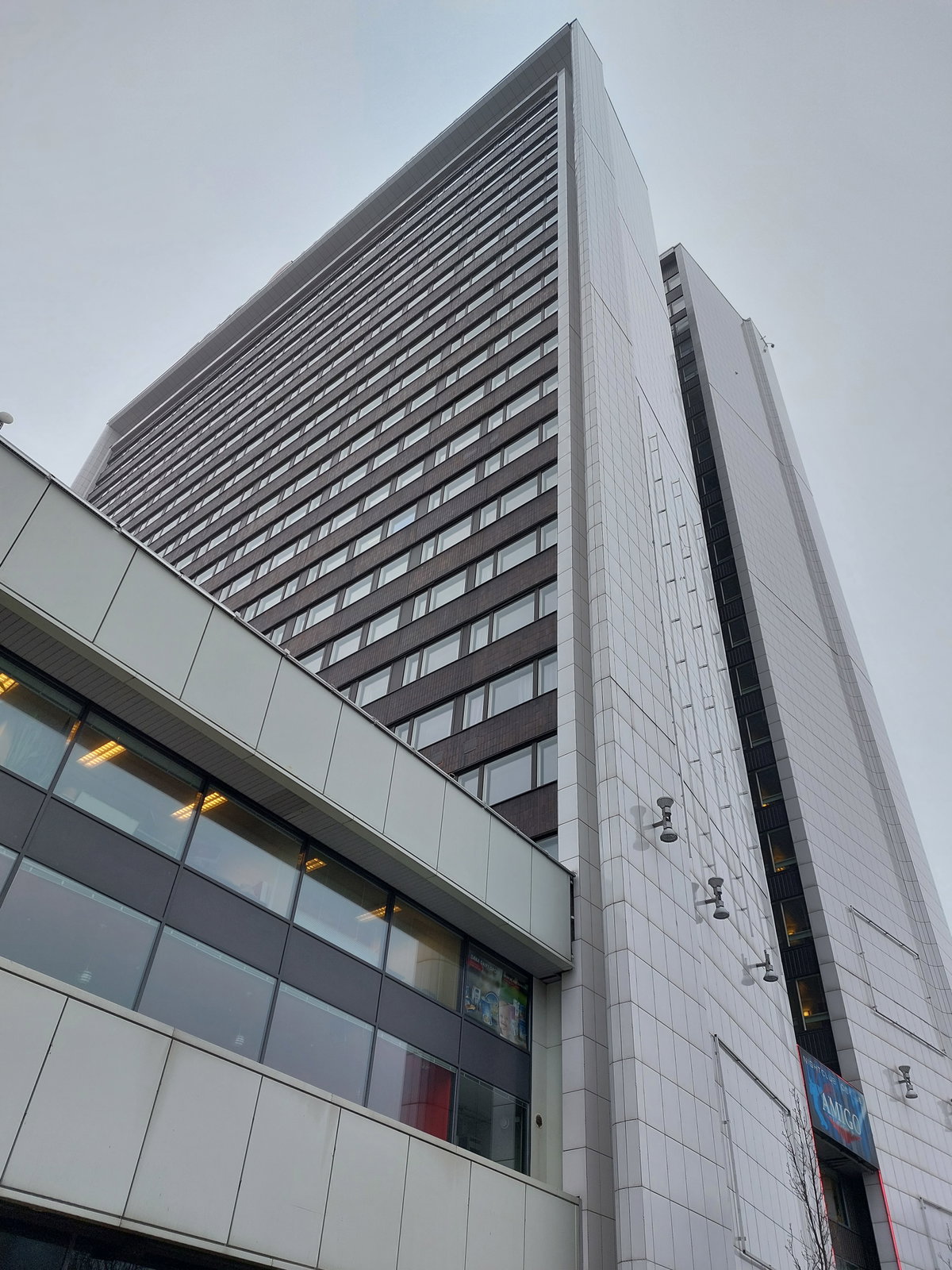 Hotel Viru zijkant, Tallinn, Estonia, 2024
