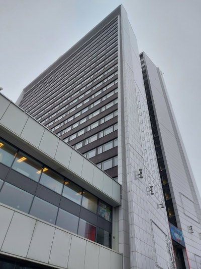 Hotel Viru zijkant, Tallinn, 2024