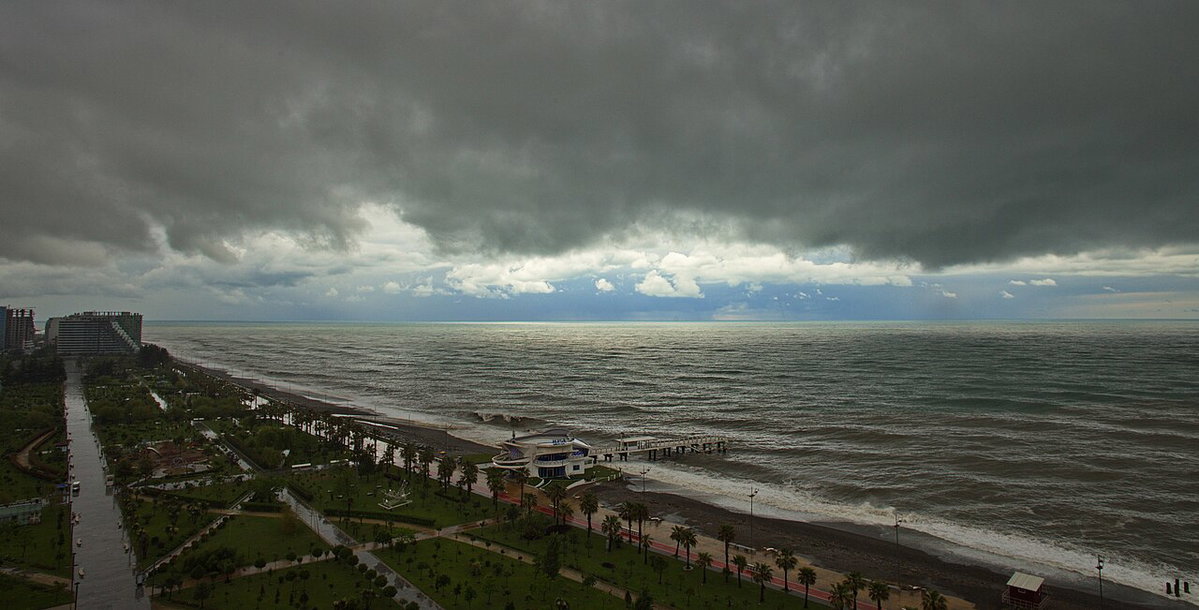 Stormy Black Sea, Batumi, Georgia, Batumi, Georgia, 2020