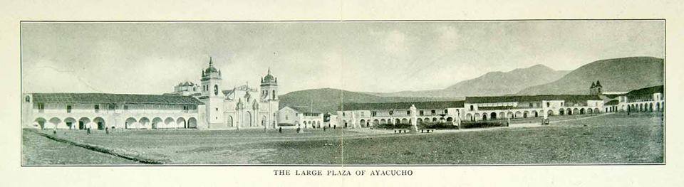 Ayacucho plaza, Ayacucho, Peru, 1911