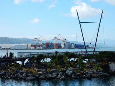 Container Terminal and Rockery, Wellington, 2016