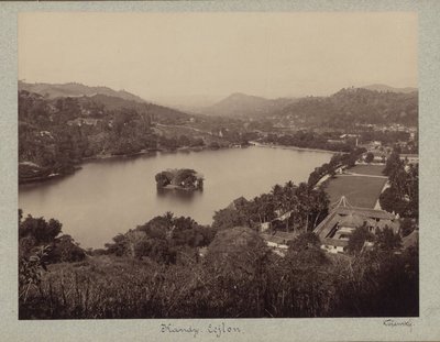 EU: Lake Kandy (1890), Kandy, Sri Lanka, 1890