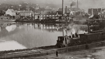 Bergensbanen BergenGamleStasjon (cropped), Bergen, 1904