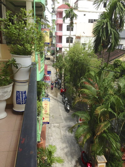 View from my room at the Jade Hotel, Hue, Hue, 2013