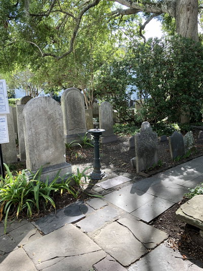 Graveyard, St. Michael's Episcopal Church, French Quarter, Charleston, SC, Charleston, 2019