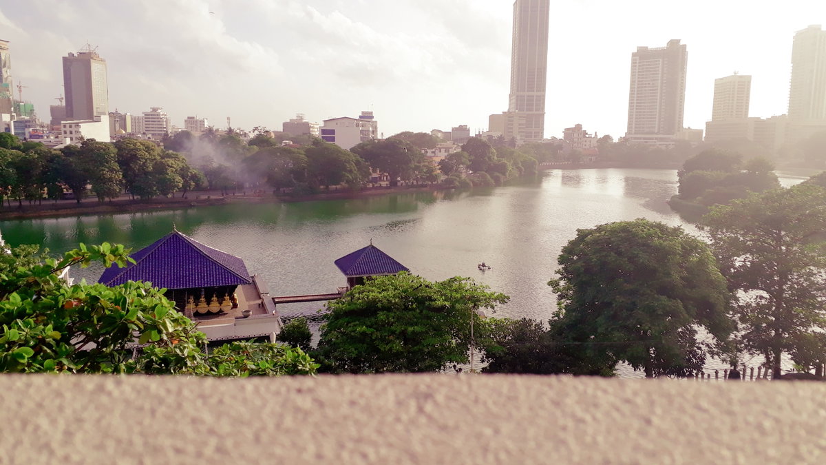 Gangaramaya temple, captured at Colombo City Center, Colombo, Sri Lanka, 2019