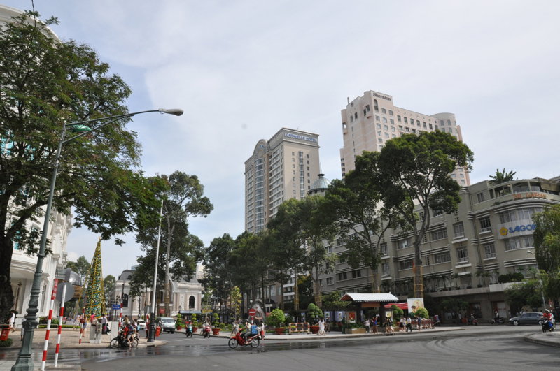 Duong pho trung tam saigon vietnam. Dyt, Ho Chi Minh City, Vietnam, 2012