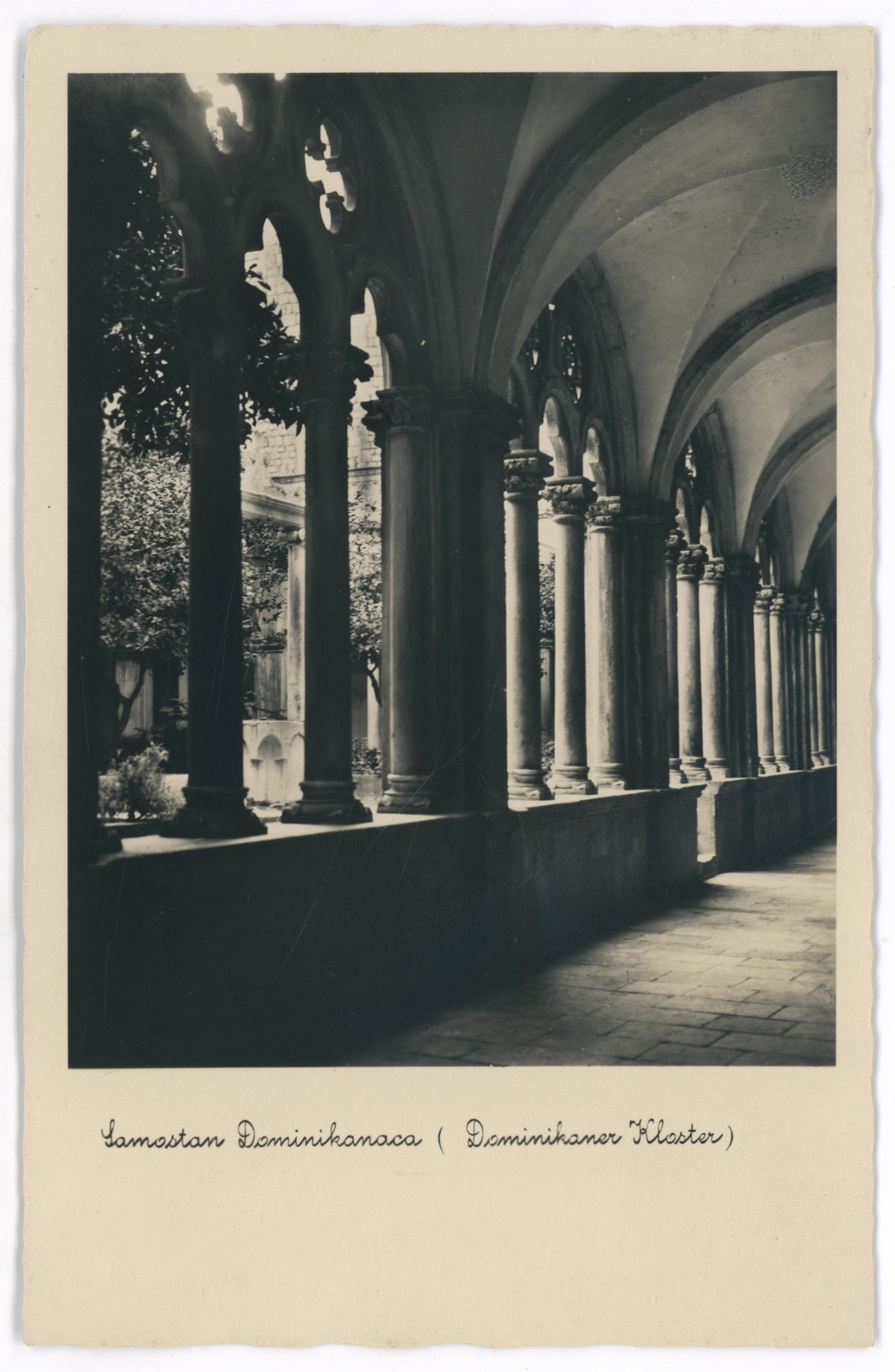 EU: Dubrovnik - the Cloister of Dominicans (1930), Dubrovnik, Croatia, 1930