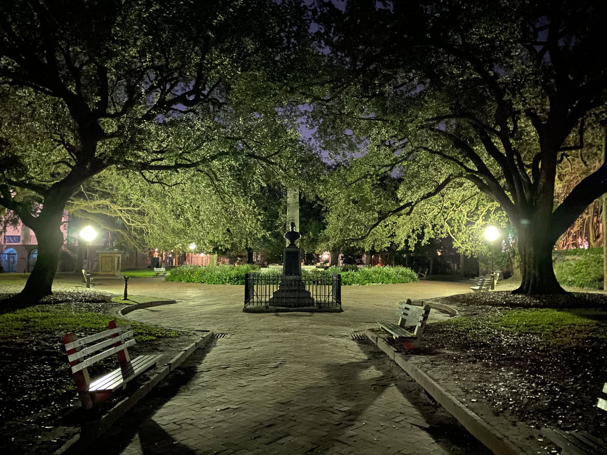 Timrod Statue - Washington Park, Charleston, SC, Charleston, South Carolina, USA, 2021