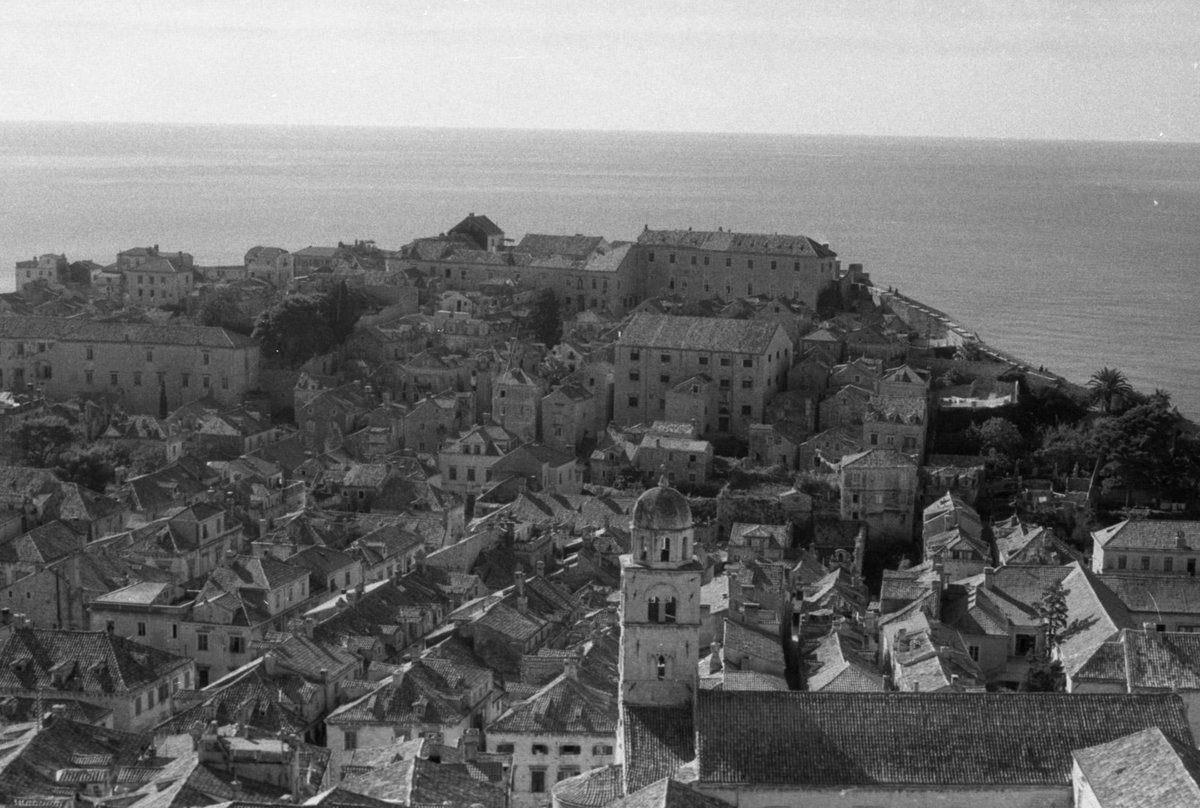 Panorama miasta - Dubrownik, Dubrovnik, Croatia, 1960