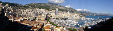 Panoramic View of Monaco, Monaco, 2010