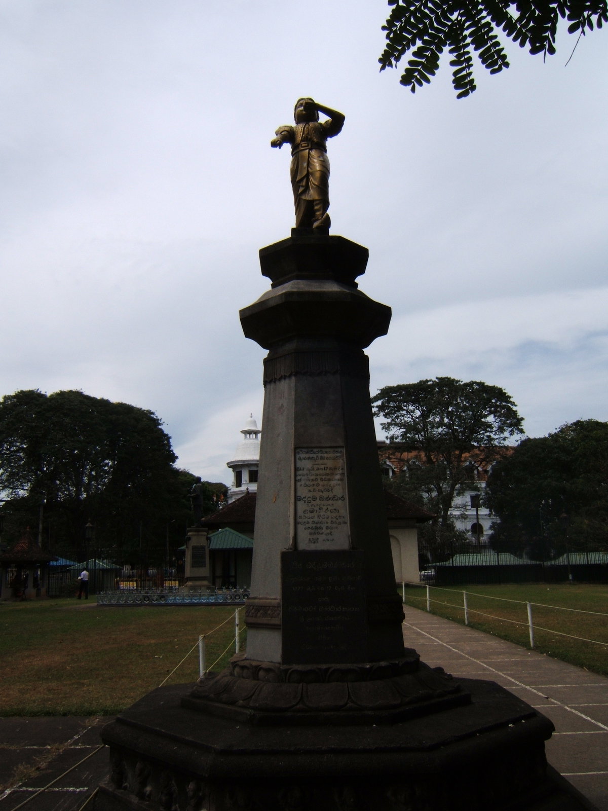 Statue of Ehelepola Madduma Bandara I, Kandy, Sri Lanka, 2010