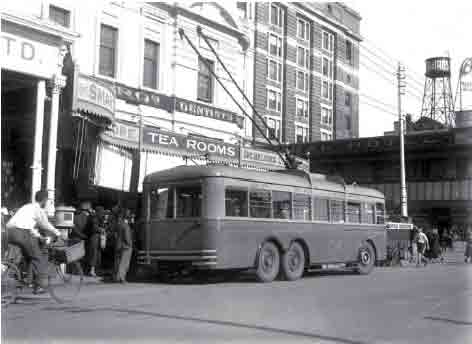 Perth trolleybus number, Perth, Australia, 1933