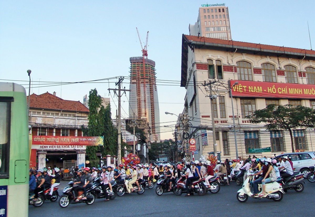 Trung tam Saigon , quan 1 tp hcmvn, Ho Chi Minh City, Vietnam, 2010