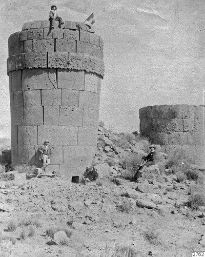 EU: torn, chullpa, fotografi, photograph (1933), Puno, 1933