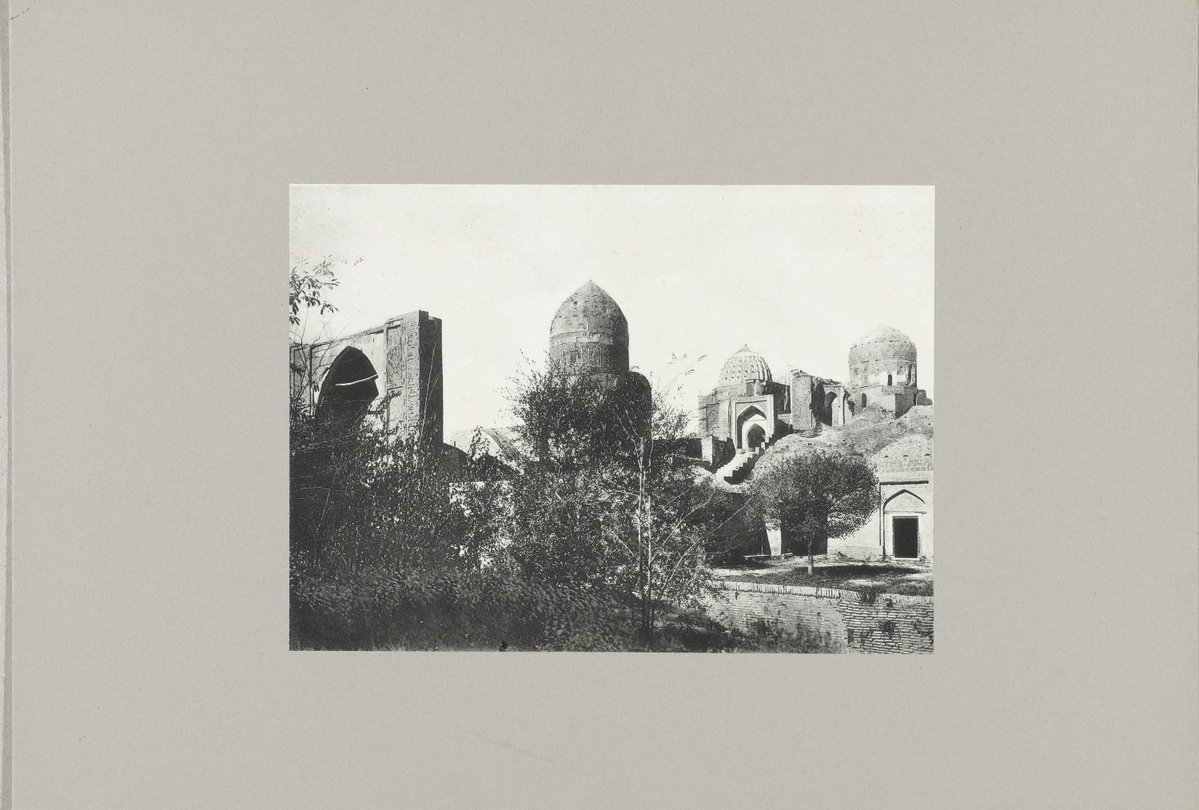 EU: Groep van mausoleums te Samarkand, Samarkand, Uzbekistan, 1900