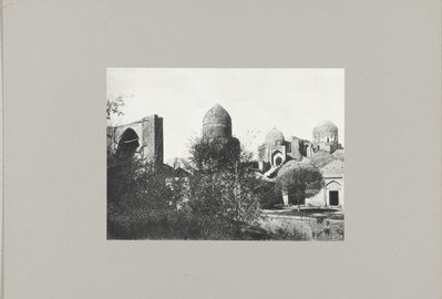 EU: Groep van mausoleums te Samarkand, Samarkand, 1900