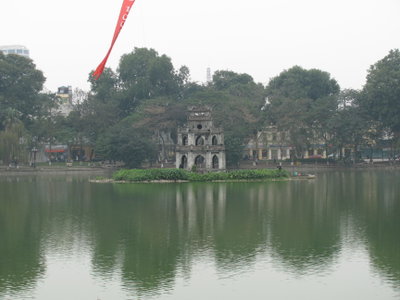 Turtle Tower, Hoan Kiem Lake, Hanoi, Vietnam, Hanoi, 2010