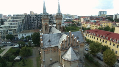 Georgian Orthodox (former Catholic) Cathedral of the Mother of God Bebop Drone 2015-08-26T175414+0000, Batumi, 2015